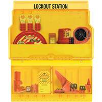 Premier Valve & Electrical Deluxe Lockout Station, None Padlocks, 32 Padlock Capacity, Padlocks Not Included OSI Industrial Sales