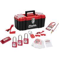 Standard Lockout Kit with Zenex Thermoplastic Locks, Electrical Kit, 14 Components OSI Industrial Sales