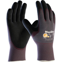 ATG MaxiDry&reg; Ultra Lightweight Seamless Gloves, Large, Nitrile Coating, 15 Gauge, Nylon/Elastane Shell OSI Industrial Sales