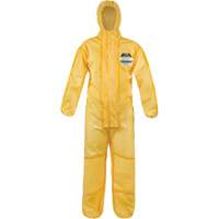 ChemMax&reg; 1 Coveralls, Polyethylene/Polypropylene, Small, Yellow OSI Industrial Sales