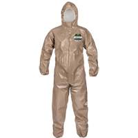 Coveralls, ChemMax 4 Plus, Large, Brown OSI Industrial Sales