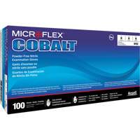 Gants d'examen d'usage multiple Microflex Cobalt N19, T-petit, Nitrile, 3,9 mils, Sans poudre, Bleu, Classe 2 OSI Industrial Sales