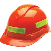 Autocollants r&eacute;fl&eacute;chissants vert lime pour casque OSI Industrial Sales