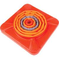 C&ocirc;ne de signalisation repliable, 18" h, Orange OSI Industrial Sales