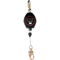 Dynamic Self-Retracting Lifeline, 20', Galvanized Steel, Swivel OSI Industrial Sales