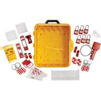 Electrical Lockout Station with Keyed Different Nylon Safety Lockout Padlocks, Plastic Padlocks, 60 Padlock Capacity, Padlocks Included OSI Industrial Sales