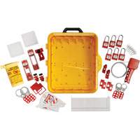 Electrical Lockout Station with Keyed Alike Nylon Safety Lockout Padlocks, Plastic Padlocks, 55 Padlock Capacity, Padlocks Included OSI Industrial Sales