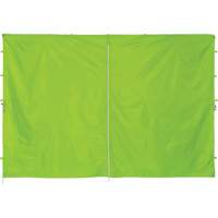 Paroi de tente &agrave; d&eacute;ploiement SHAX 6096 avec fermeture &agrave; glissi&egrave;re OSI Industrial Sales