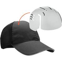 Skullerz 8946 Standard Baseball Cap with Bump Cap Insert, Black OSI Industrial Sales