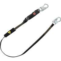 V-Series Welding Energy Absorbing Lanyard, 6', Snap Hook Center, Snap Hook Leg Ends, Kevlar&reg;/Metal/Nylon OSI Industrial Sales
