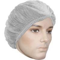 Cova-Cap Pleated Bouffant Cap, Polypropylene, 21", White OSI Industrial Sales