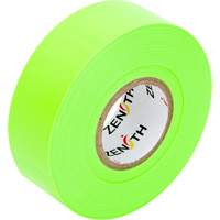 Flagging Tape, 1.1875" W x 164' L, Fluorescent Green OSI Industrial Sales