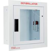 Fully Recessed Large Cabinet with Alarm, Zoll AED Plus&reg;/Zoll AED 3/Cardio-Science/Physio-Control For, Non-Medical OSI Industrial Sales