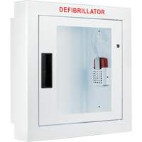 Semi-Recessed Large Cabinet with Alarm, Zoll AED Plus&reg;/Zoll AED 3/Cardio-Science/Physio-Control For, Non-Medical OSI Industrial Sales