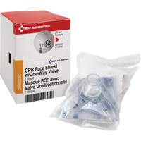 SmartCompliance&reg; Refill CPR Faceshield with One-Way Valve, Single Use Faceshield, Class 2 OSI Industrial Sales