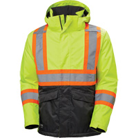 Alta Winter Jacket, Polyester, Black/High Visibility Lime-Yellow, Small OSI Industrial Sales