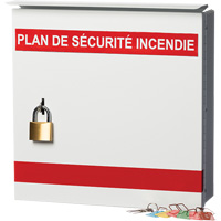 Boîte pour plan de s&eacute;curit&eacute; en cas d'incendie OSI Industrial Sales