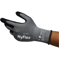 Gants anti-coupures HyFlex 11-571, Taille 5, Calibre 15, Rev&ecirc;tement Nitrile, Enveloppe en Nylon/PEHP/Spandex, ASTM ANSI niveau A4/EN 388 niveau D OSI Industrial Sales