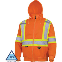 6924 Chandail &agrave; capuche, Petit, Orange haute visibilit&eacute; OSI Industrial Sales