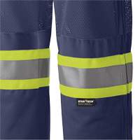 6003P Traffic Safety Pants, Polyester, X-Small, Navy Blue OSI Industrial Sales