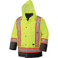 5021BB Manteau imperm&eacute;able 7 en 1, Jaune lime haute visibilit&eacute;, T-petit OSI Industrial Sales