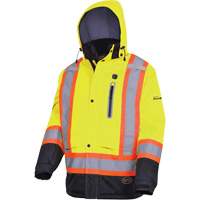 5408 Veste imperm&eacute;able &agrave; isolation thermique, Hommes, Petit, Jaune lime haute visibilit&eacute; OSI Industrial Sales