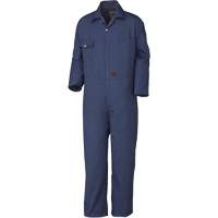515T Coveralls with Zipper, Men's, Navy Blue, Size 40 OSI Industrial Sales