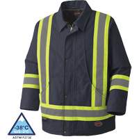 5535A Manteau en toile de coton matelass&eacute;e, Bleu marin, Petit OSI Industrial Sales