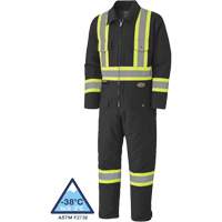 5539BKA Combinaison en toile de coton matelass&eacute;e, Petit, Noir OSI Industrial Sales