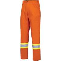 4461 Ultra-Cool Safety Pants, Cotton, 30, High Visibility Orange OSI Industrial Sales
