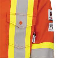 7743 Chemise de s&eacute;curit&eacute; ignifug&eacute;e FR-Tech, Petit, Orange haute visibilit&eacute; OSI Industrial Sales