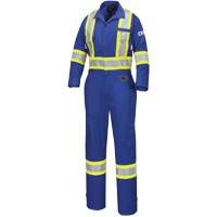 7704W Combinaison FR-Tech ignifuge/contre les arcs pour femme, Taille T-petit, Bleu royal, 10 cal/cm² OSI Industrial Sales