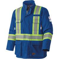 5523 Flame-Resistant Safety Parka, Small, Royal Blue, 58 cal/cm² OSI Industrial Sales