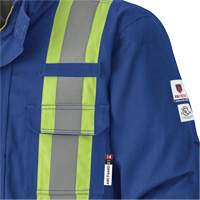 5523 Flame-Resistant Safety Parka, Small, Royal Blue, 58 cal/cm² OSI Industrial Sales