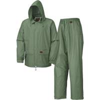 583 V&ecirc;tements imperm&eacute;ables, Polyester/PVC, Petit, Vert OSI Industrial Sales