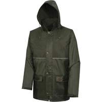 D8120J Manteau &agrave; capuchon ind&eacute;chirable Nailhead pour planteur d'arbres, Polyester/PVC, T-petit, Vert OSI Industrial Sales