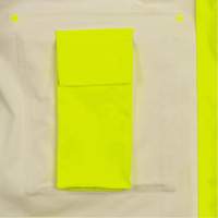 5881 FR/Arc-Rated Waterproof Rain Jacket, X-Small, High Visibility Yellow, 10 cal/cm² OSI Industrial Sales