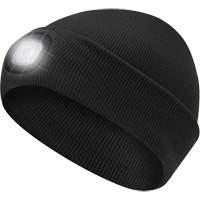 5678 Knit Toque with LED Headlight, Fleece Lining, One Size, Black OSI Industrial Sales