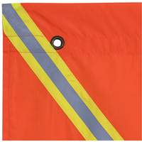 353 Flag with Reflective Tape, Polyester OSI Industrial Sales