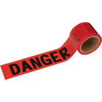 388 Danger Tape, Bilingual, 3" W x 200' L, 1.5 mils, Black on Red OSI Industrial Sales