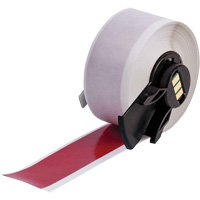 Multi-Purpose Label Tape, Vinyl, Red, 1" Width OSI Industrial Sales