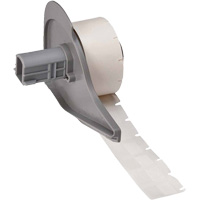 Self-Laminating Wrap-Around Wire & Cable Labels, Vinyl, 0.5" L x 0.75" H, White OSI Industrial Sales