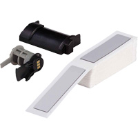 Raised Panel Labels, Polyester, 1" L x 4" H, White OSI Industrial Sales