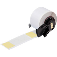 Self-Laminating Wrap-Around Wire & Cable Labels, Vinyl, 1" L x 2.5" H, White OSI Industrial Sales