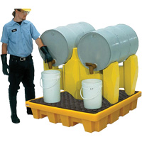 Syst&egrave;me de confinement Ultra-Drum sans drain pour 2 barils, 53" lo x 53" la x 44,8" ha, 1500 gal. US Capacit&eacute; OSI Industrial Sales