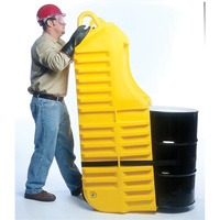Chariot pour baril, 26,5'' lo x 26,5'' la x 5'' h, Cap. de d&eacute;versement 800 gal. US OSI Industrial Sales