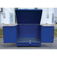Ultra-Hard Top S4 Steel Spill Pallet, 61" L x 54.4" W x 52" H, 4700 lbs. Load Capacity OSI Industrial Sales