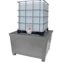 Steel Ultra-IBC Spill Pallet&reg;, 370 US gal. Spill Capacity, 57.6" x 34.7" x 56.9" OSI Industrial Sales