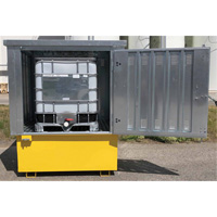 Steel Ultra-IBC Hard Top, 71.1" L x 83.1" W x 66.3" H, 5640 lbs. Load Capacity OSI Industrial Sales