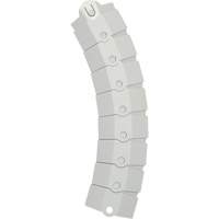 Small Ultra-Sidewinder Cable Protection System avec capuchons, 39,5" x 3" x 0,8", 2000 lb (1 tonne) OSI Industrial Sales